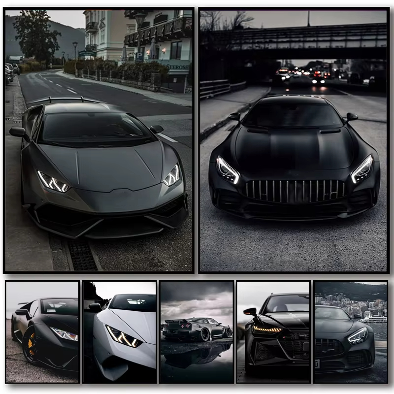 Luxury Lifestyle Cars - Большой черный индустриальный стиль спортивный автомобиль